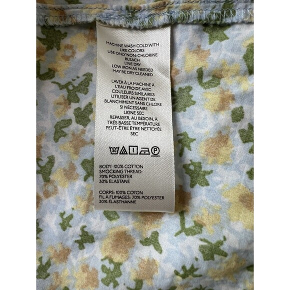 Free People Lavender Daze Floral Smocked Midi Dress Size S Boho - Picture 7 of 9